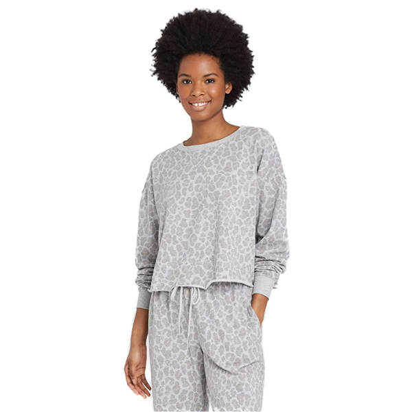 Women's Fleece Lounge Sweatshirt - Colsie™ : Target