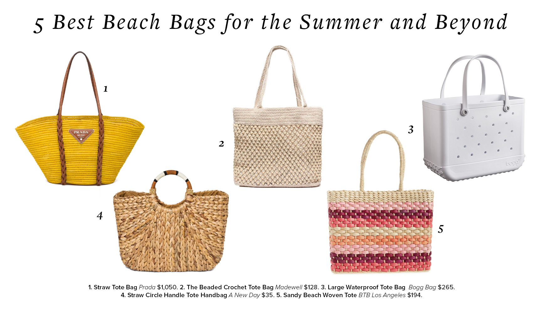 Best Beach Bags for the Summer and Beyond | maed